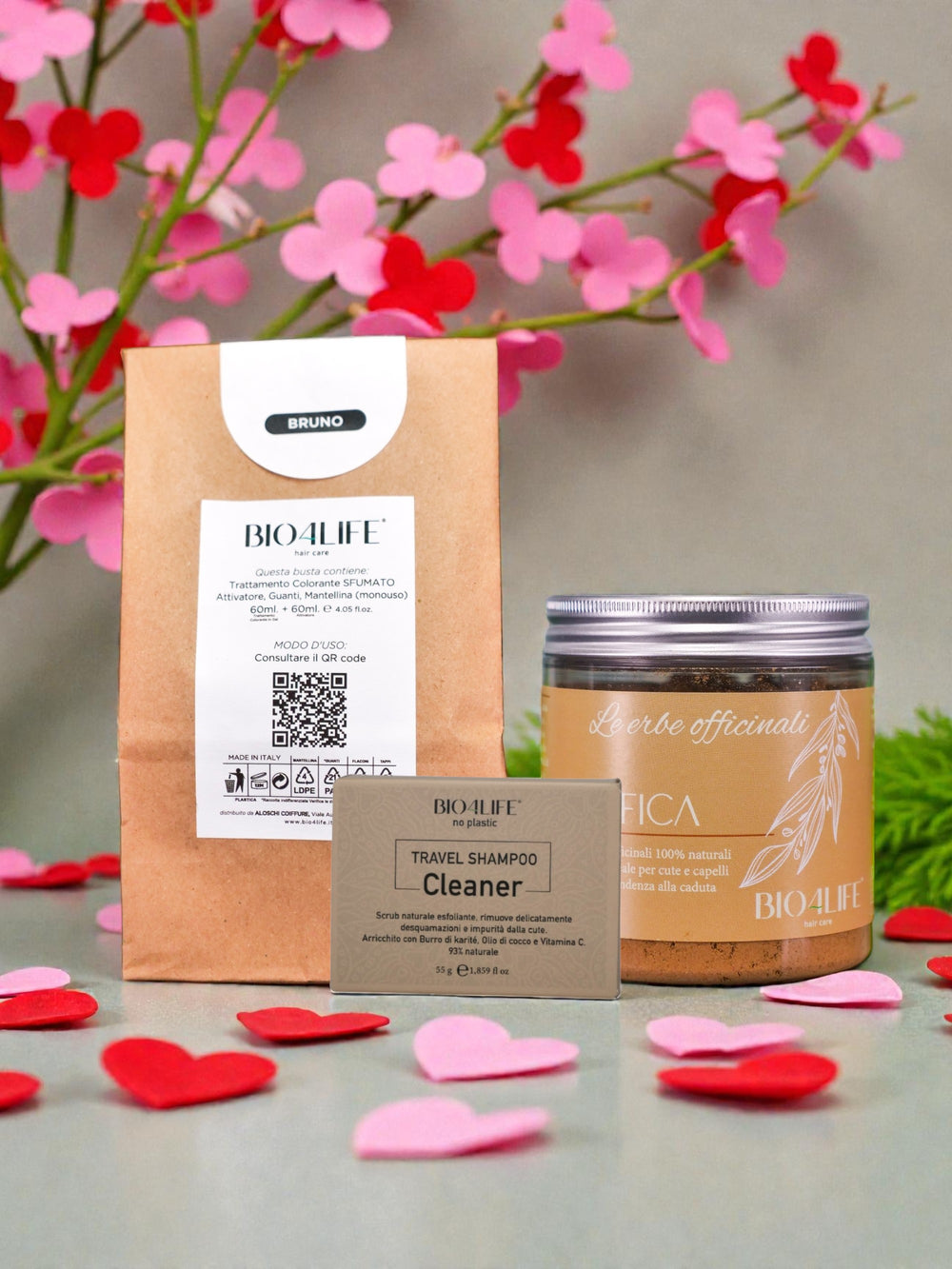 Bundle Primo Passo Bio4life: Mix Erbe Rigenera, Kit Sfumato e Travel Cleaner